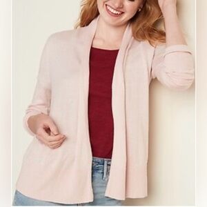 Old Navy Shawl Collar Soft Pink Cardigan